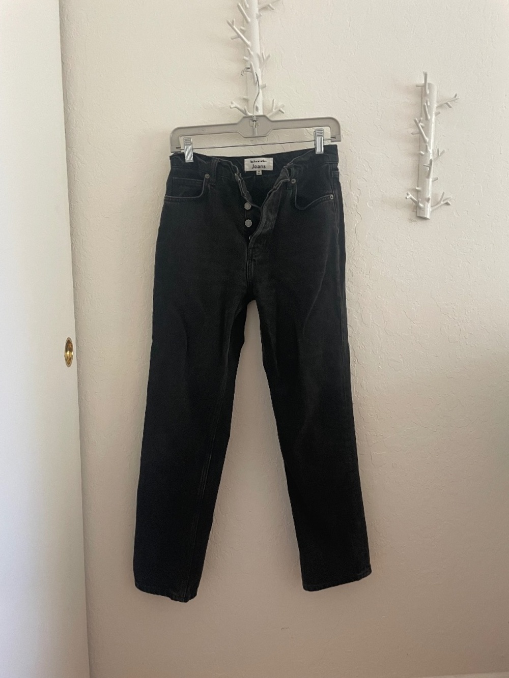 Reformation Cynthia High Rise Straight Leg Jean